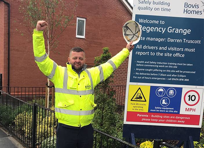 Warwick site manager awarded prestigious industry accolade